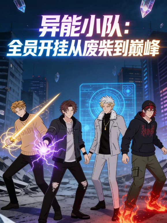 异能小队，全员开挂从废柴到巅峰动态漫画手机电影
