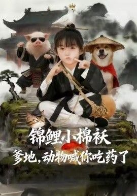 锦鲤小棉袄爹地，动物喊你吃药了手机电影